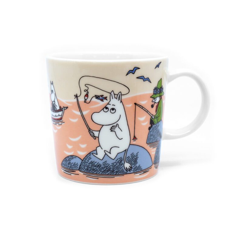 Moomin mug Fishing 