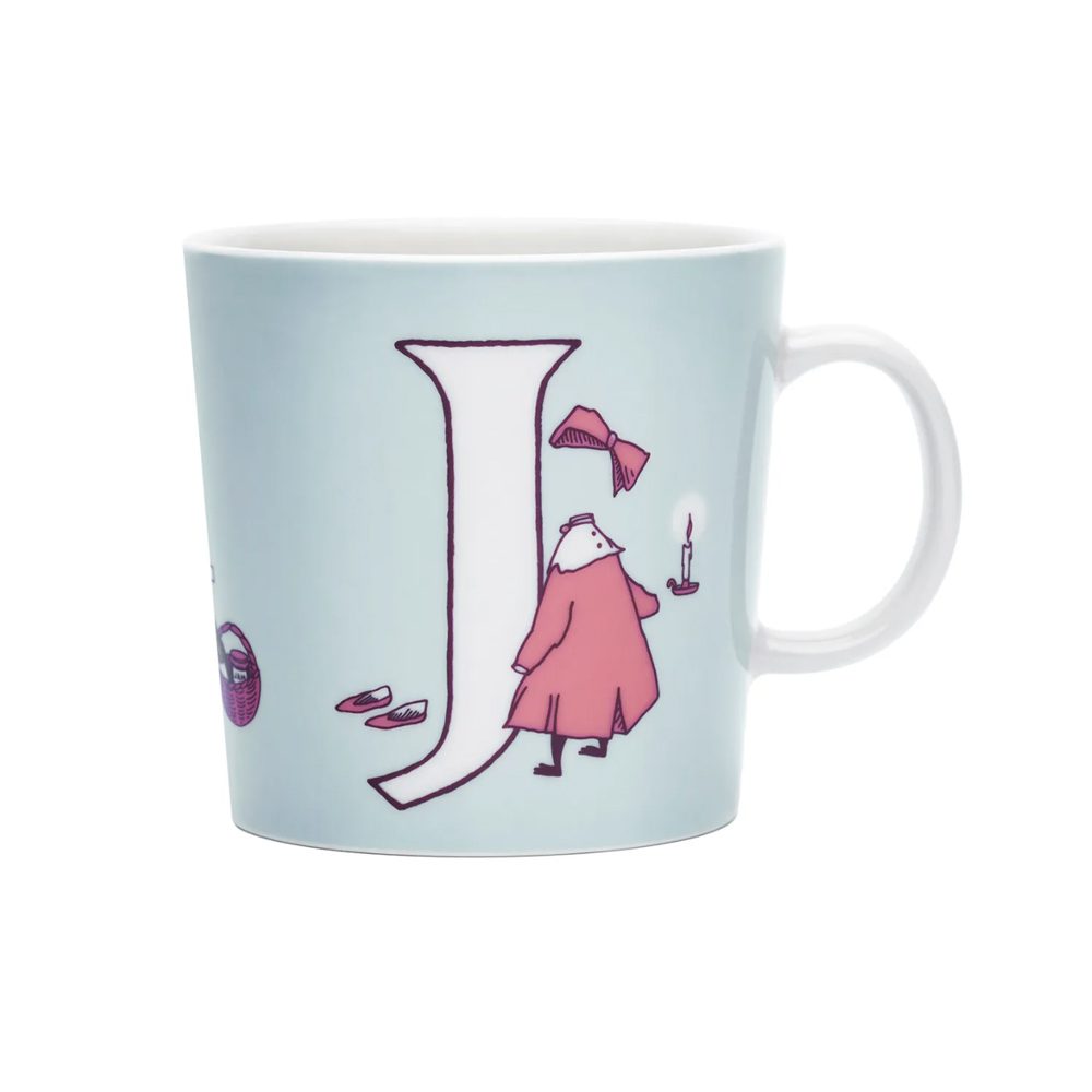 Moomin mug ABC J 0,4L - Moominmugs.com